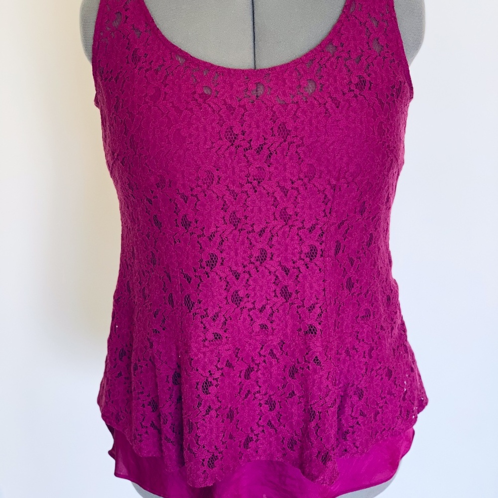 CAbi lace peplum top